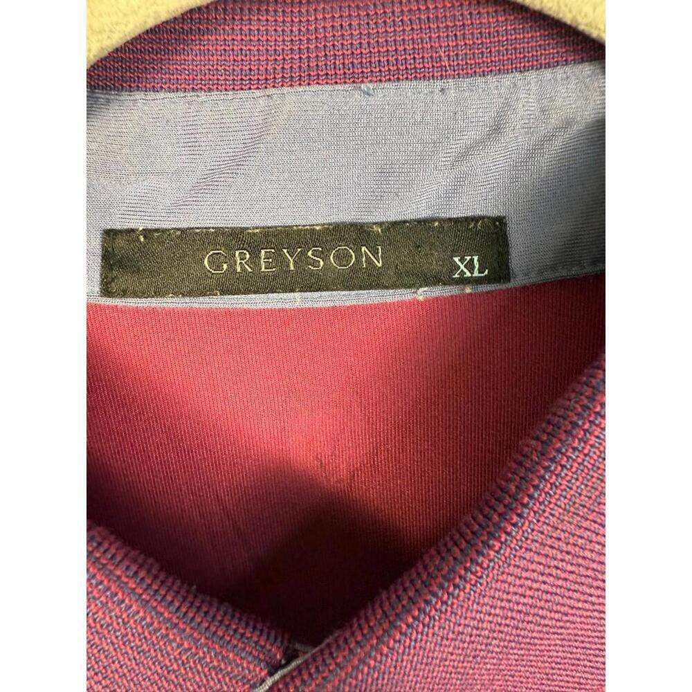 Greyson Polo Shirt XL Red All Over Snake Print Performance Golf Sport Mens - Picture 3 of 6